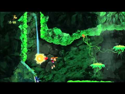 Rayman Origins (1080i HD) Walkthrough Bonus Part 4 - Climb Out Missed Coin