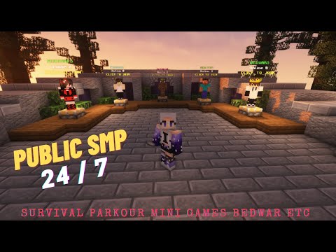 🔥 MINECRAFT PUBLIC SMP 24/7 - JOIN DESI BABA LIVE NOW! 🔥