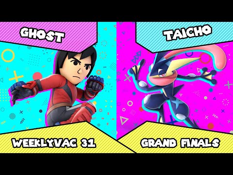 WeeklyVac 31 - SSBU - Taicho (Greninja) vs Ghost (Mii Brawler)