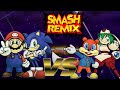 TAS Smash Remix Mario And Sonic Vs Conker And Marina