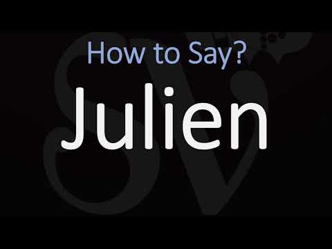 How to Pronounce Julien? (Name Pronunciation) French for Julian