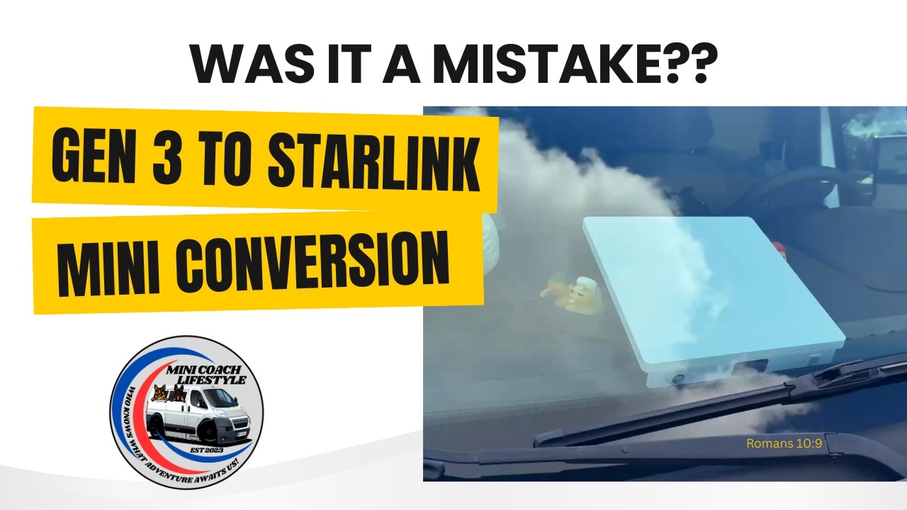 From Gen 3 to Mini: Why the Starlink Mini Is a Game-Changer for Van Life, RV Travel & Home Backup!