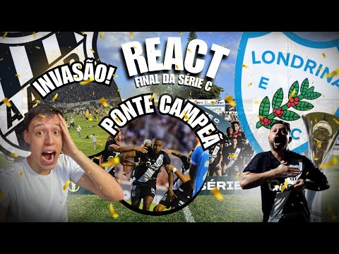 PONTE IS THE CHAMPION OF SERIES C 😱 Ponte Preta 2x0 Londrina 🔥 *we invaded the field*