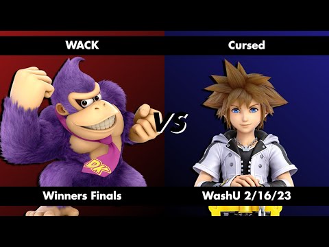 WashU 2/16/2023 Winners Final - WACK (Donkey Kong) vs Cursed (Sora)