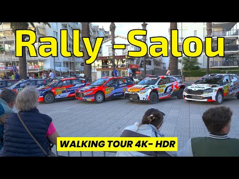 Rally Salou 2025 Walking Tour 4K HDR | Friday, October 24th | Costa Daurada, Spain