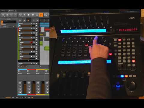 MCU4Bitwig -  Using the icon QCONProX