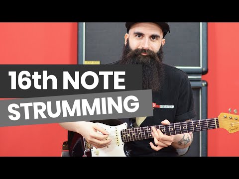 16th Note Strumming -  Funk Guitar Lesson 2 [How To Play Funk Guitar In 10 Lessons]