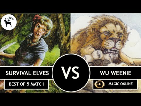 Premodern Survival Elves vs Wu Weenie - MTGO Best of 5 Match