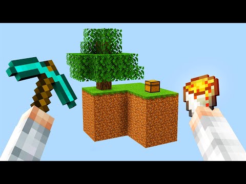 Insane VR Skyblock in Minecraft with Grapeapplesauce!