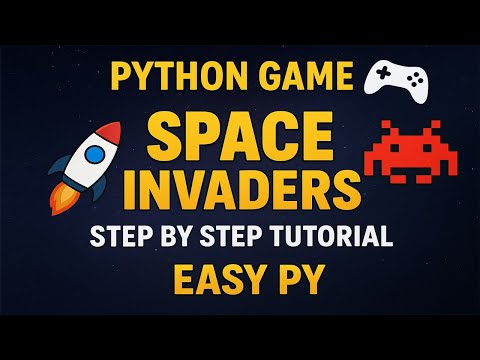 🚀 Build a Space Invaders Game in Python 🎮 | Pygame Full Tutorial (Step by Step) 🔥