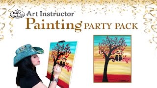 Royal & Langnickel - Painting Party Pack - Love Owls