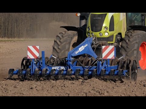 Rouleau à disques avec roues Campbell Ø 700 mm en fonte - Landstal 2024_5