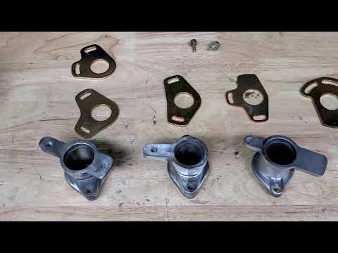 Datsun L Series Distributor Mount & Plate differences
