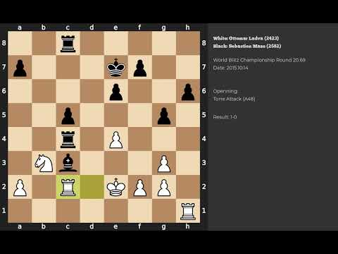 Ottomar Ladva - Sebastien Maze | Torre Attack | 2015