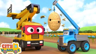 Download lagu Truk derek super menyelamatkan mobil yang terjebak - truk derek, truk pengangkut, dan ekskavator untuk anak-anak. mp3