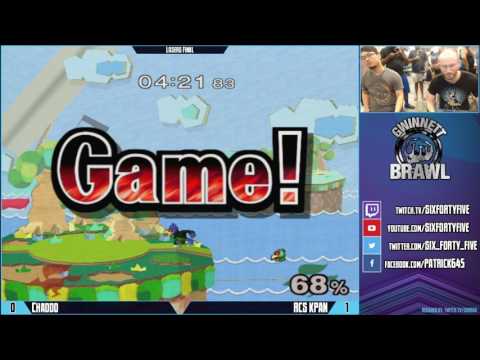 GB Sep 17, 2016 - SSBM Singles - Losers Final - Chaddd vs RCS KPAN