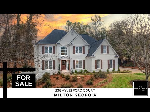 SOLD - 235 Aylesford Ct, Milton Georgia - Executive Home For Sale in Milton Georgia