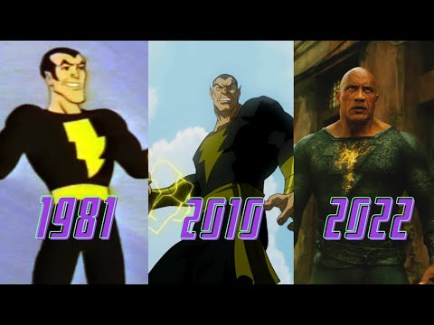EVOLUTION OF BLACK ADAM IN MOVIES AND CARTOONS(1981-2022)