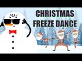 CHRISTMAS FREEZE DANCE with YOGA SANTA - Brain Break - Kids Exercise Game