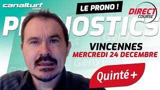 emission video des courses turf pmu du Mercredi 24 décembre 2025