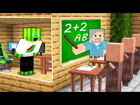 Я ПОБУДУВАВ СЕКРЕТНУ КІМНАТУ В ШКОЛІ У МАЙНКРАФТІ