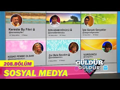 Güldür Güldür Show 208.Bölüm - Sosyal Medya