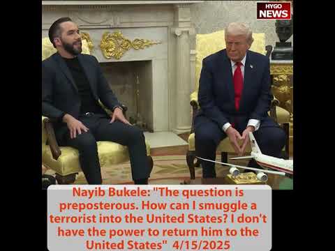 Bukele: 'The Question Is Preposterous -- How Can I Smuggle a Terrorist Into the US?'; Bondi, Miller School CNN on 9-0 SCOTUS Ruling
