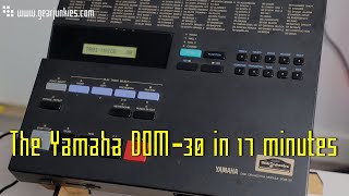 Video thumbnail for The Yamaha DOM-30 Disk Orchestra Module in 17 minutes by Gearjunkies