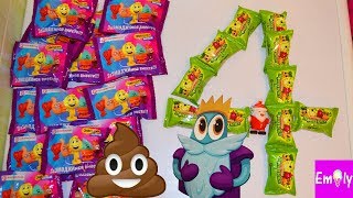 ЭМОДЖИ vs БОНСТИКИ 3 БОНСТИКИ 4 распаковка emoji фильм фигурки ЭМОДЖИ figurines заэмоджимся ручки