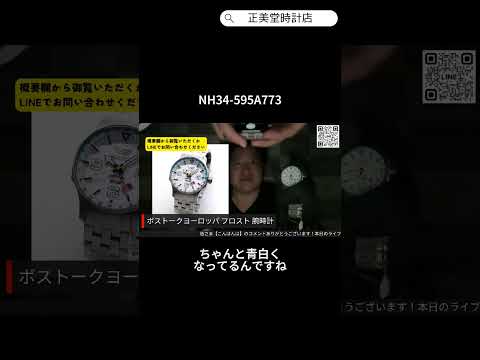 正美堂 VOSTOK EUROPE(ボストークヨーロッパ) エクスペディション・ノースポール1 『FROST』フロスト  特別モデル 腕時計 NH34-595A773