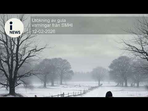 Utökning av gula varningar från SMHI