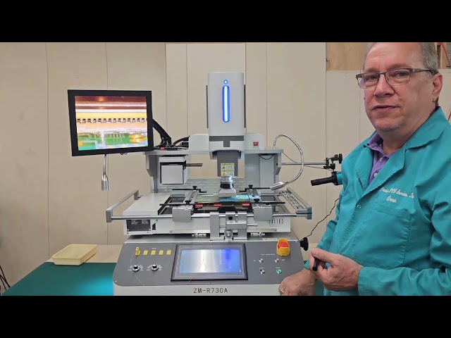 BGA Installation using the ZM-R730A BGA Rework Station