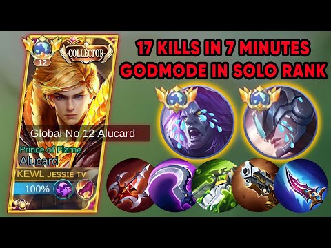 17 KILLS IN JUST 7 MINUTES😱 | FULL DAMAGE BUILD ALUCARD IS BROKEN | ALUCARD BEST BUILD 2023 (TRY IT)