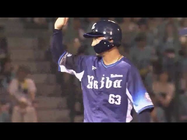 【5回表】本日昇格のライオンズ・長谷川信哉が決めた!! タイムリー2ベースで1点差に迫る!!  2023年7月12日 福岡ソフトバンクホークス 対 埼玉西武ライオンズ