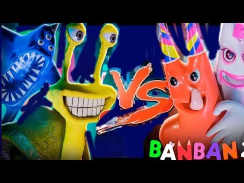 Nabnab e Slow Seline Vs. Banban e Banballena - Batalha sem o Mussoumano