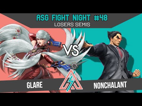 ASG 48: LOSERS SEMIS - Glare (Bayonetta/Steve) vs Nonchalant (Mii Brawler/ Kazuya/ Incineroar)