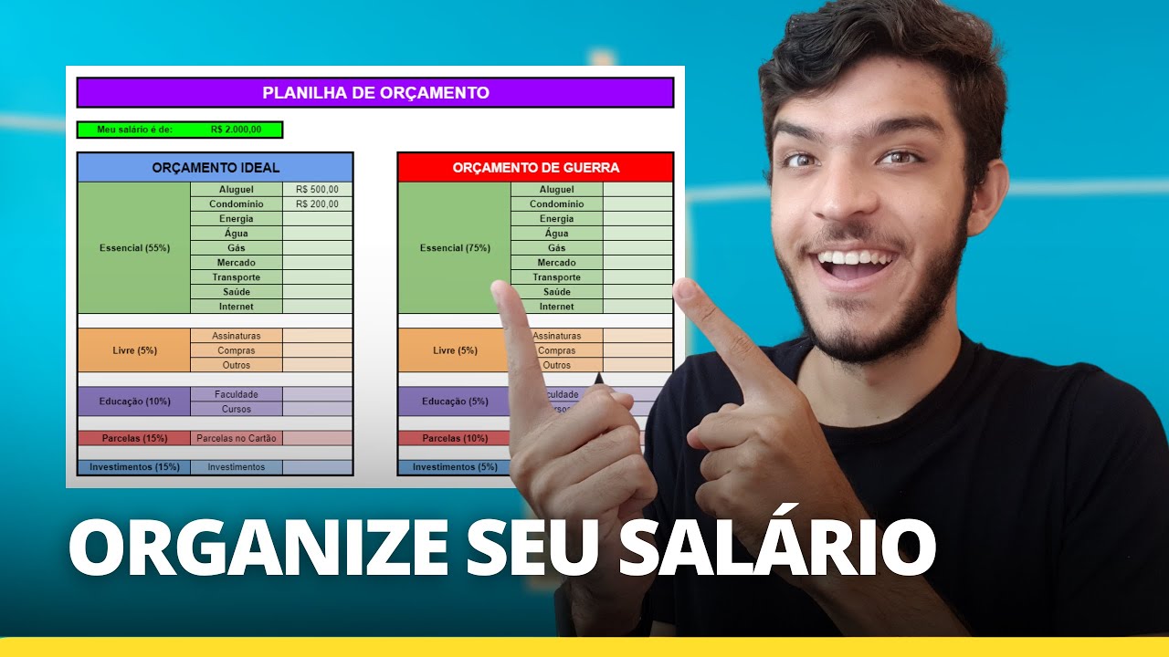 Planilha financeira morar sozinho: controle total!