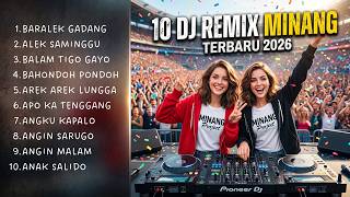 Download lagu 10 Lagu Minang DJ Remix Terpopuler 2026 🔥 Full Bass Nonstop mp3