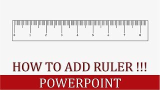 !!!Ruler In a PowerPoint!!!!