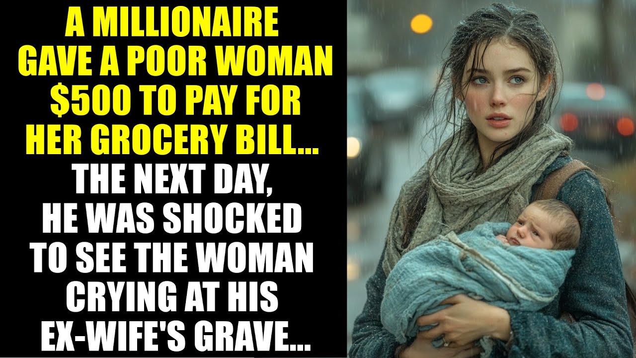 A MILLIONAIRE Gave A POOR WOMAN $500...The Next Day, He Received A SURPRISE From That Woman...