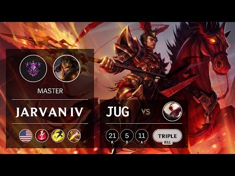 Jarvan IV Jungle vs Lee Sin - NA Master Patch 9.8