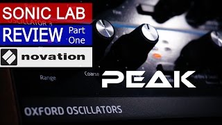 Video thumbnail for Novation Peak - Osc and Filter - SonicLAB Review (Part 1) by sonicstate