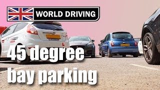 Reverse Bay Parking - 45 Degree Method (UK Driving Test)