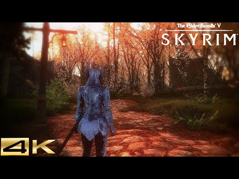 Skyrim SE Ultra Modded 2020 4K 60fps : Colourful Fantasy Look w/Modlist