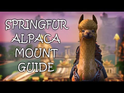 Springfur Alpaca Rare Mount Guide -  Patch 8.3 WoW