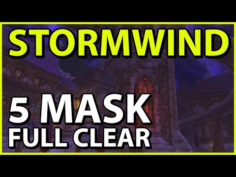 5 Mask FULL CLEAR - Stormwind Horrific Vision (Windwalker Monk)