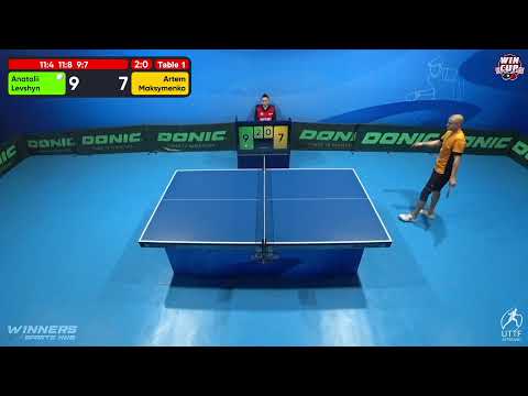 08:00 Anatolii Levshyn 3-0 Artem Maksymenko West 1 WIN CUP 16.12.2022 | TABLE TENNIS WINCUP