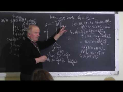 1/3 Lectia 1389 Prisma Unghi diedru Distanta intre 2 drepte Unghiul dintre 2 drepte Clasa 8