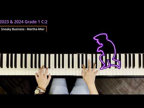ABRSM Piano 2023 & 2024 Grade 1 C2 - Sneaky Business by Martha Mier