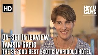 Tamsin Greig On Set Interview - The Second Best Exotic Marigold Hotel video